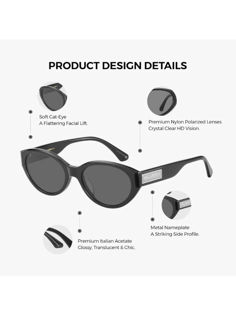 Retro Cat-Eye Sunglasses for Women & Men | UV400 Protection, Vintage Style